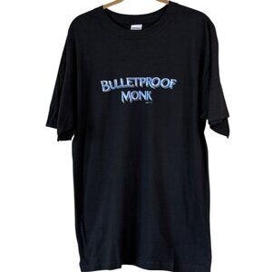 Gildan Activewear "Bulletproof Monk" Promotional Short Sleeve Tee Shirt Black Si